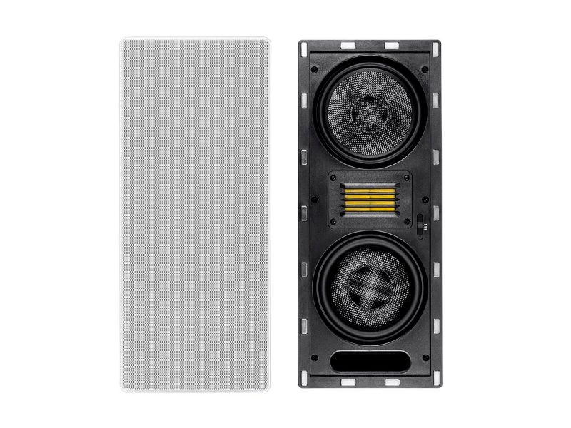 Photo 1 of Monoprice Amber In-Wall Speaker 6.5in 3-way Carbon Fiber Column with Ribbon Tweeter (each)