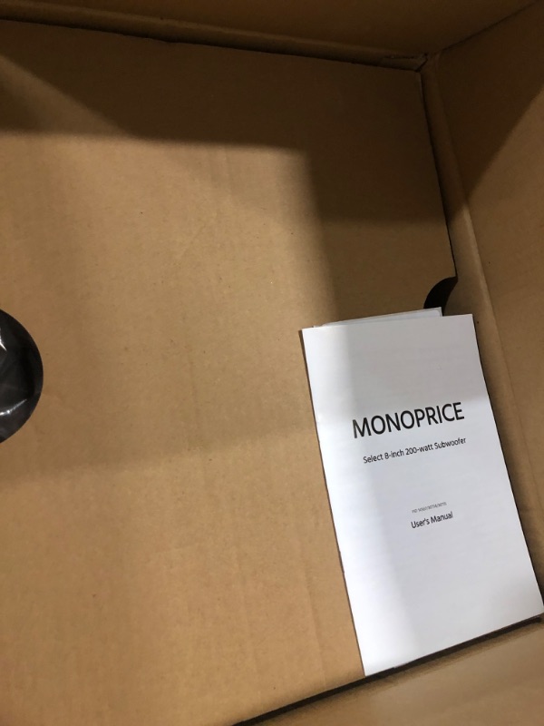 Photo 2 of Monoprice Premium Select 8in 200-Watt Subwoofer