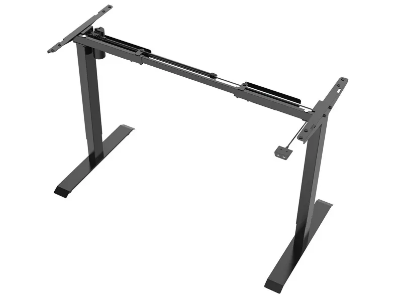 Photo 1 of Monoprice Height Adjustable Single Motor Back to Basics Electric Sit-Stand Desk Frame, Black