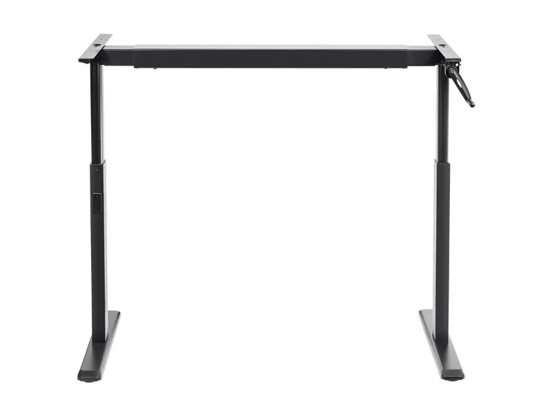 Photo 1 of Monoprice Sit-Stand Height Adjustable Table Desk Frame Workstation, Manual Crank
