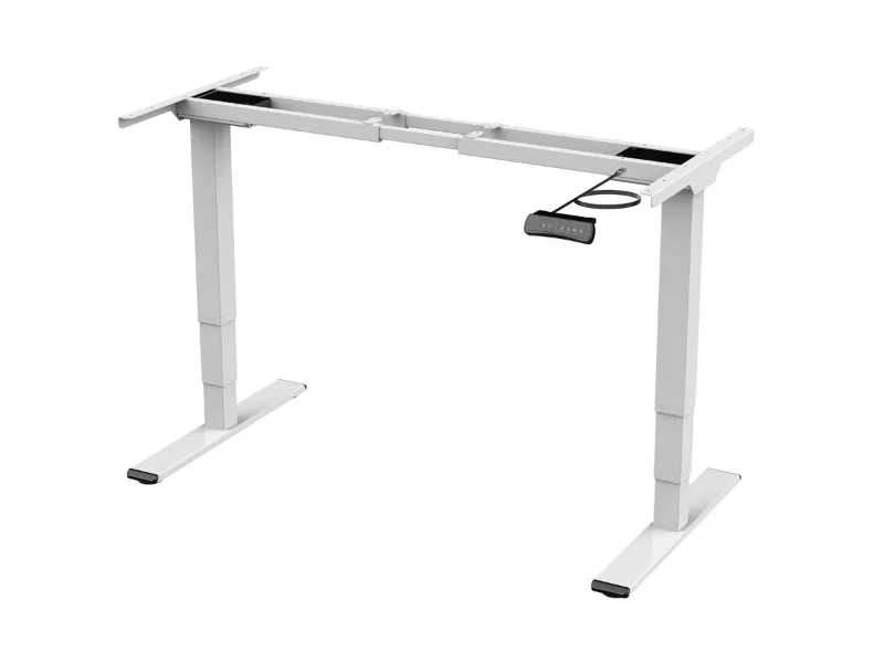 Photo 1 of Monoprice Dual Motor Height Adjustable 3-Stage Electric Sit-Stand Desk Frame, v2, Black