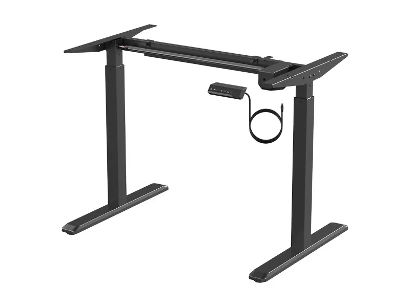 Photo 1 of Monoprice Sit-Stand Single Motor Height Adjustable Table Desk Frame, Electric, Black