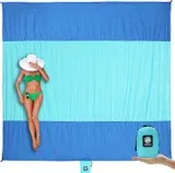 Photo 1 of WEKAPO SAND FREE BEACH BLANKET BLUE