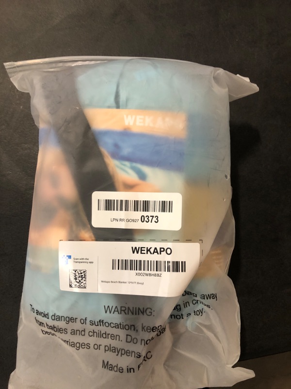 Photo 2 of WEKAPO SAND FREE BEACH BLANKET BLUE