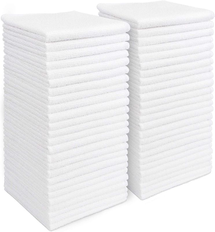 Photo 1 of 50 small white washcloths