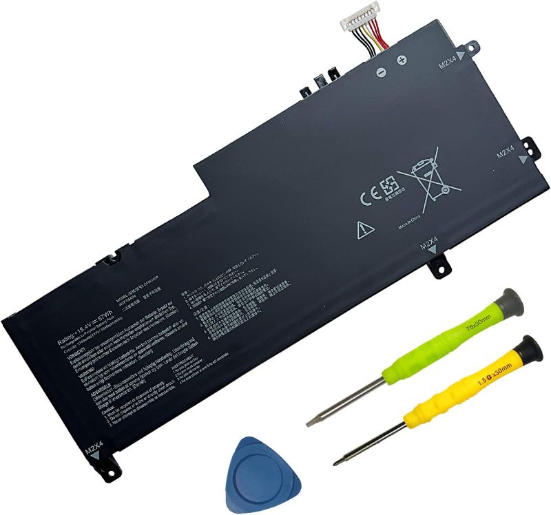 Photo 1 of SUNNEAR C41N1809 4Cells Laptop Battery Compatible with Asus Zenbook 15.4V