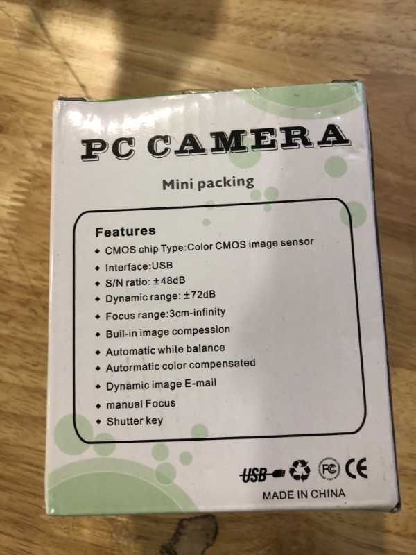 Photo 2 of PC Camera Webcam Mini Packing USB 30 fps