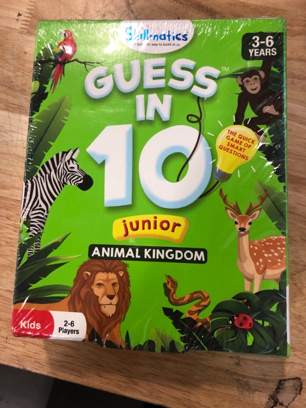 Photo 2 of Skillmatics Guess in 10 Animal Planet Board Game, Perfect for Kids, Teens, Adults, Boys, Girls, Families, 2-6 Players, Educational, Travel Friendly, Award Winning
