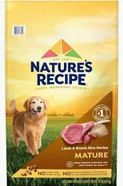 Photo 1 of Nature's Recipe Mature Lamb & Rice Recipe Dry Dog Food