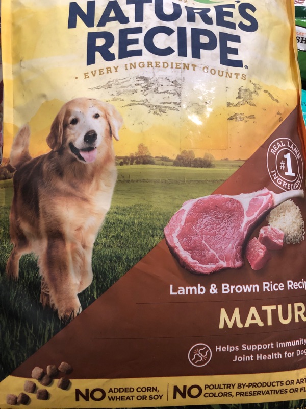 Photo 2 of Nature's Recipe Mature Lamb & Rice Recipe Dry Dog Food