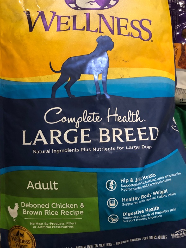 Photo 1 of Wellness Complete Health Large Breed Adult Dog Food 30lb