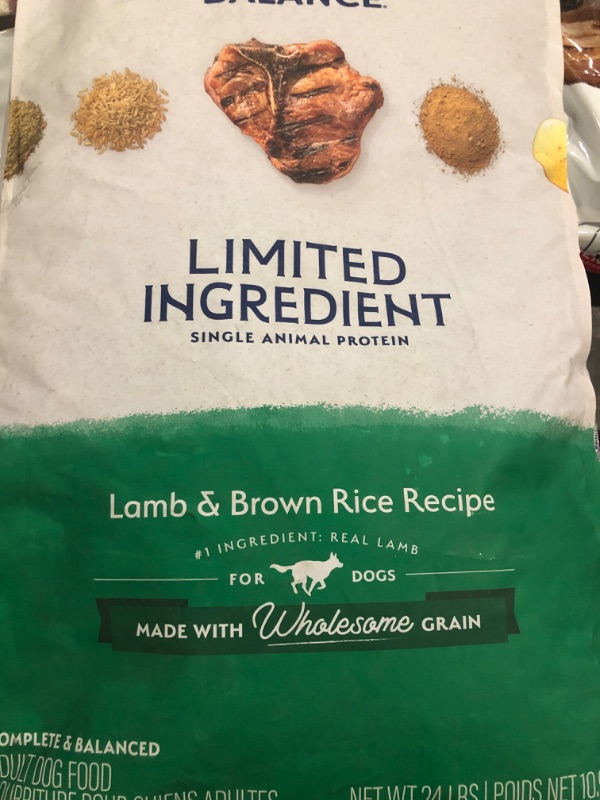 Photo 2 of Natural Balance Limited Ingredient Lamb & Brown Rice Recipe Dry Dog Food 24Lbs