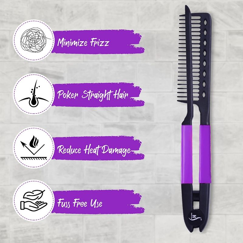 Photo 1 of Heat Resistance Flat Iron Hair Comb New
