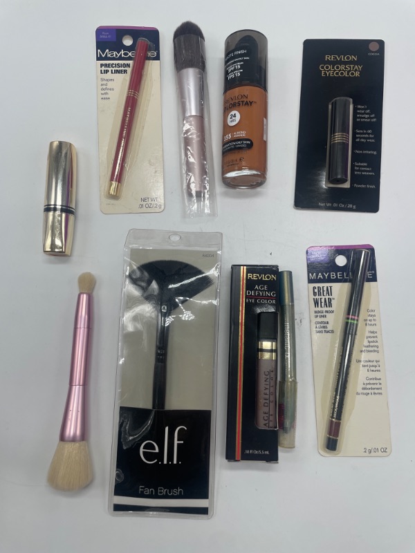 Photo 1 of Miscellaneous variety brand name cosmetics including ((ITSTYLE ,revlon,maybeline & E.L.F also includes discontinued makeup!))