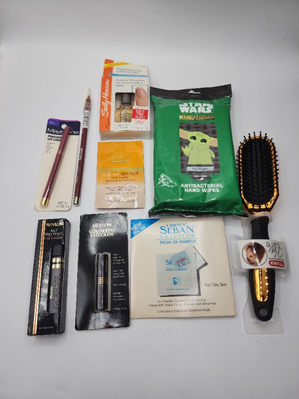 Photo 1 of Miscellaneous Variety Brand Name Cosmetics Including (( Sally Hanson, Maybelline, Revlon, Seban, Loreal, Jordana ))Including Discontinued Makeup Products 