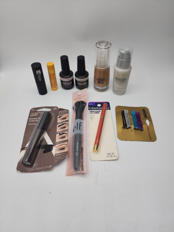 Photo 1 of Miscellaneous Variety Brand Name Cosmetics Including ((ItStyle, Burts Bees, Colour Gloss, Loreal, lmay, Maybelline, Elf))  Including Discontinued Makeup Products 