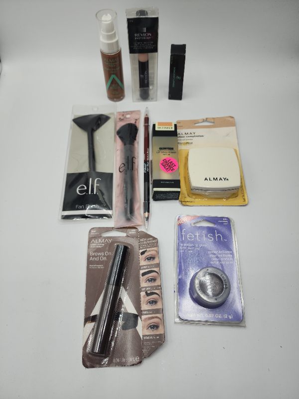 Photo 1 of Miscellaneous Variety Brand Name Cosmetics Including ((Almay, Elf, Revlon, Amuse, Fetish, Ultima))   Including Discontinued Makeup Products 