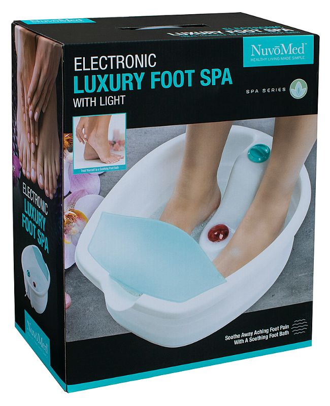 Photo 2 of NuvoMed – Electronic Luxury Foot Spa With Infrared Light – White
