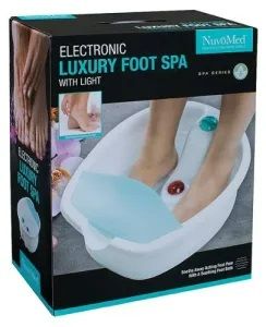 Photo 3 of NuvoMed – Electronic Luxury Foot Spa With Infrared Light – White

