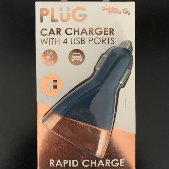 Photo 1 of Gabba Goods PLUG Car Charger With 4 USB Ports