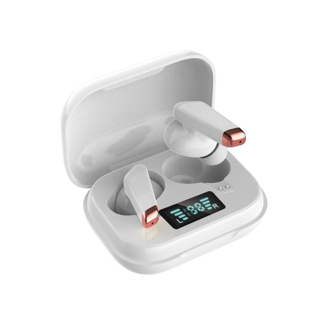 Photo 1 of Premium TrueBuds Air True Wireless Earbuds with Charging Case and LED Battery Life Indicator
