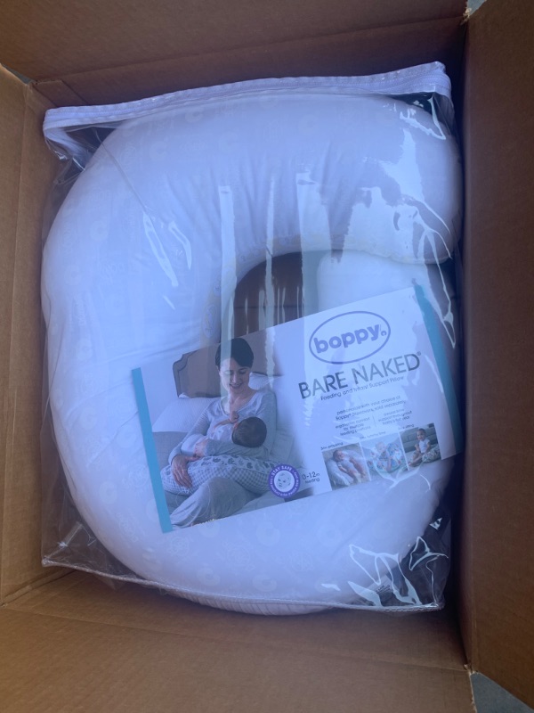 Photo 2 of QUENESS Nursing Pillow and Positioner, Breastfeeding, Bottle Feeding, Baby Sitting Support, Tummy Time Support for Baby Boys and Girls, Propping Baby Pillow (Naked Pillow)
