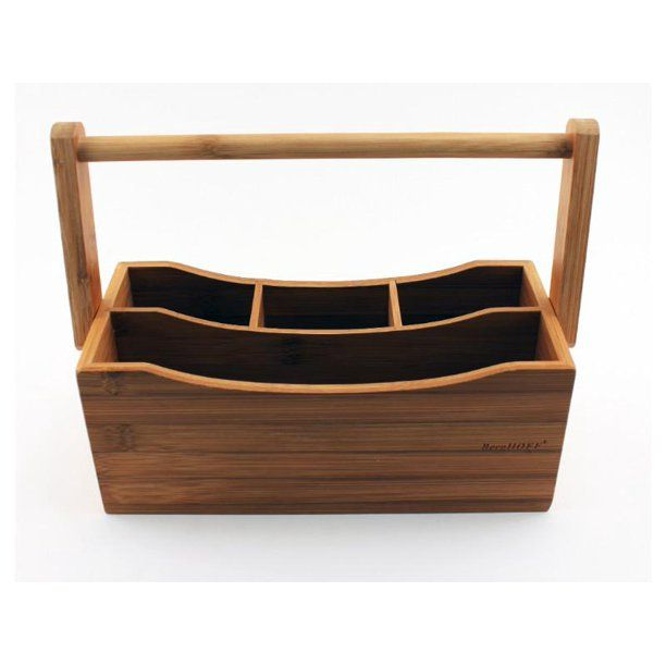 Photo 1 of BergHOFF Bamboo Flatware Caddy Cutlery Box