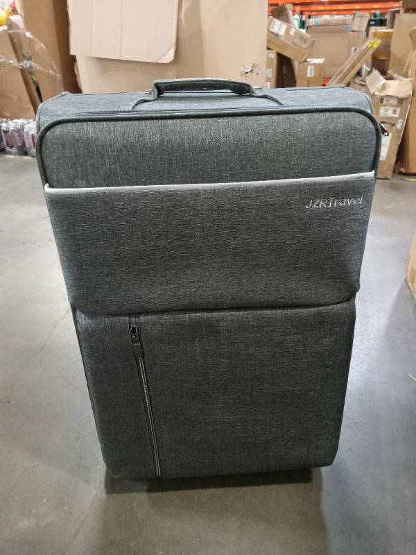 Photo 2 of 20"24"28“Soft Fabric Suitcase Bag With Wheels Oxford Cloth Trolley Rolling Luggage Boarding Case For Women & Men
