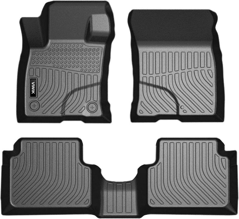 Photo 1 of VIWIK Floor Mats for 2022-2023 Maverick(Does NOT fit Hybrid Models), Car Mats All Weather Custom Floor Liners Full Set Include 1st and 2nd Row Front & Rear, Automotive Floor Mats TPE Black
