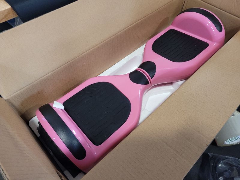 Photo 2 of Pink Color Hoverboard, with Bluetooth and Colorful Lights Self Balancing Scooter