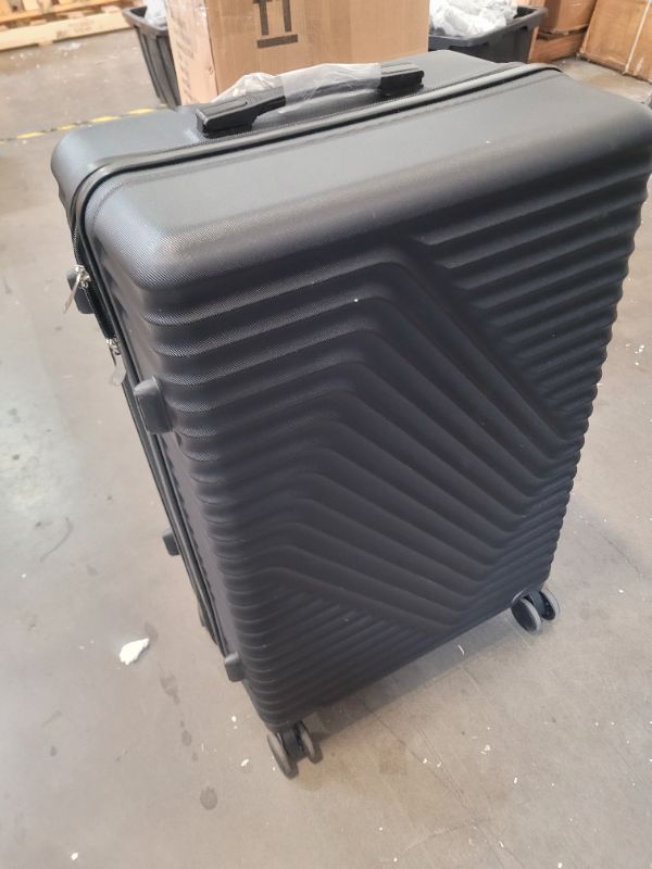 Photo 2 of SUGIFT Suitcase Luggage with TSA Lock, Black 28" SIZE ONLY