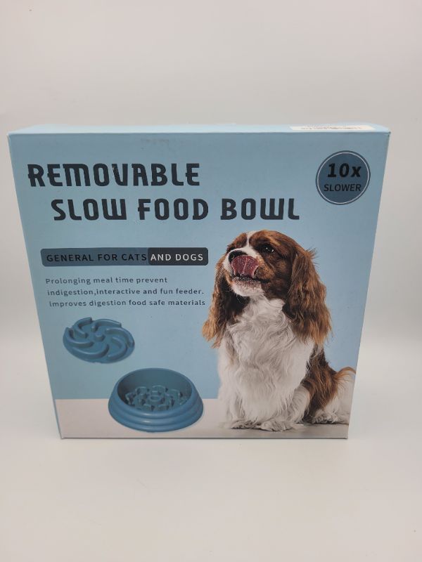 Photo 2 of Gyuzh Dog Slow Feeder Bowl,Dog Bowl Slow Feeder Dog Food Bowls with 2 Removable Slow Feeder Dog Bowls Insert for Small Medium Large Dogs