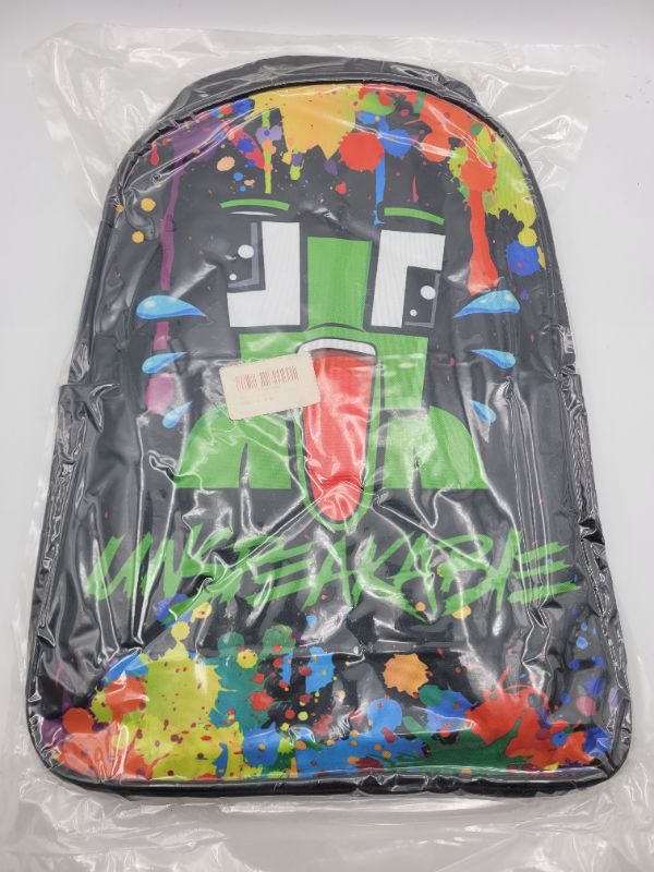 Photo 1 of unspeakable backpack with paint splatter