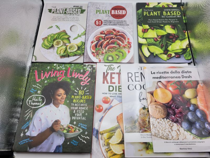Photo 2 of Assorted Cookbooks PlantBased/Keto/Renal Diet