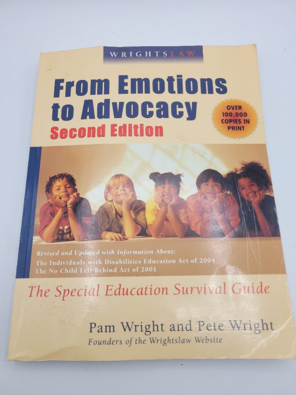 Photo 2 of Wrightslaw: From Emotions to Advocacy: The Special Education Survival Guide by Pan Wright and Pete Wright
