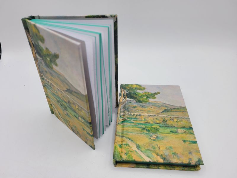 Photo 2 of 2 pack Mont Sainte-Victoire by Paul Cezanne, Best Mini Notebook with Dot Grid Pages and Lay Flat Technology
