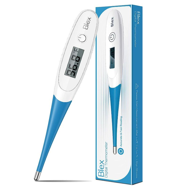 Photo 1 of 2 pack Thermometer for Adults and Kids, Digital Thermometer with 10 Seconds Fast Reading