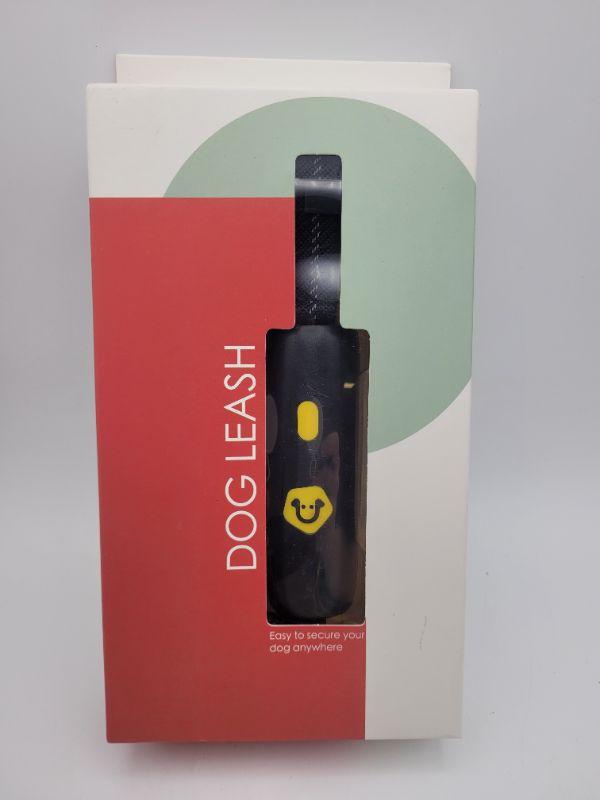 Photo 3 of Yiukuti Dog Leash Medium Small Dog Reflective Nylon Anti-Lost Adjustable Elastic Cord,Black,5.2FT
