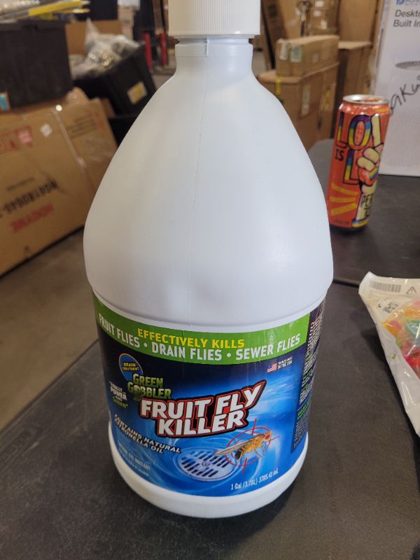 Photo 2 of Green Gobbler Fruit Fly Goodbye Gel Drain Treatment | Drain Fly Killer | Fruit Fly Killer | Drain Flies Treatment | Fruit Flies Treatment | Drain Fly & Fruit Fly Eliminator (1 Gallon)