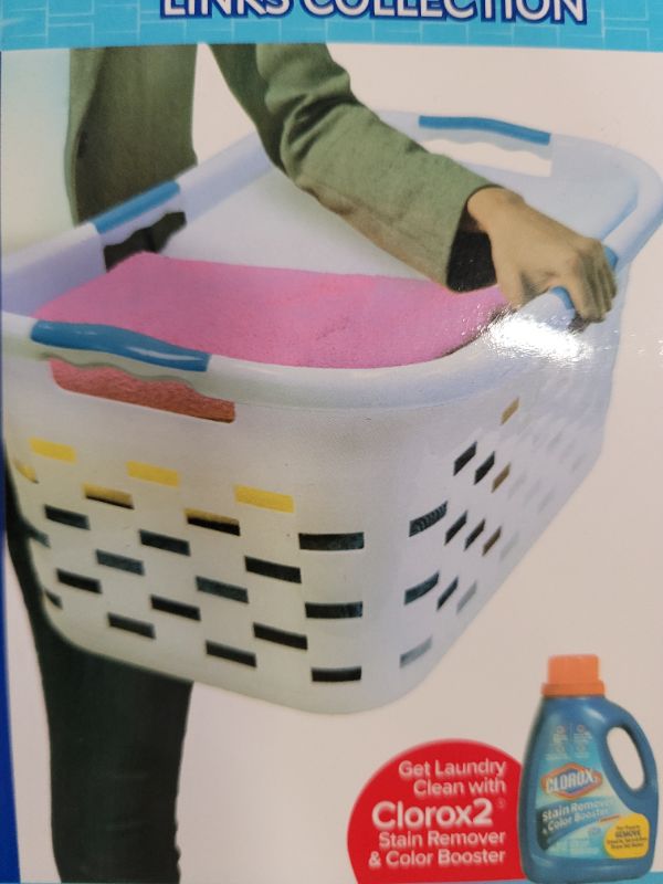 Photo 1 of Clorox Plastic Laundry Basket 1.8 Bushels/65 liters