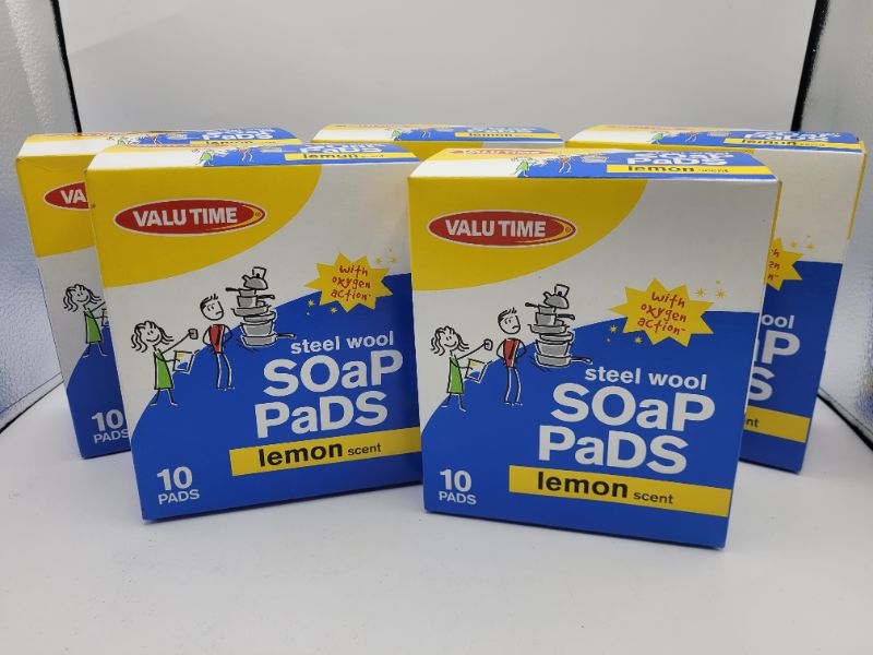 Photo 2 of Steel Wool Soap Pads, Lemon Fresh, 10 Count (Pack of 5)
