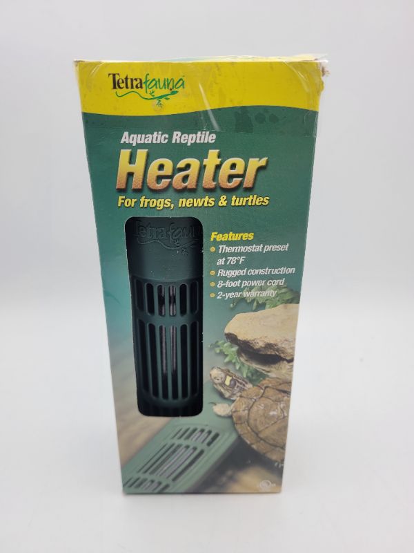 Photo 2 of Tetra 26445 Fauna Aquatic Reptile Heater For Frogs, Newts & Turtles,100 Watt,green