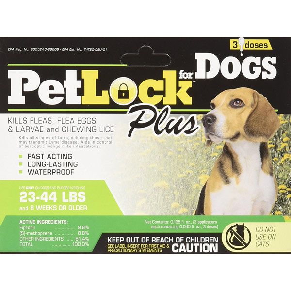 Photo 1 of Petlock Security Flea Repellent for Medium Dogs 23-44 lbs and 8 weeks or older