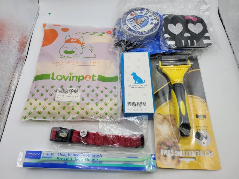 Photo 1 of Assorted Dog/Pet Products Bag Lot Bundle