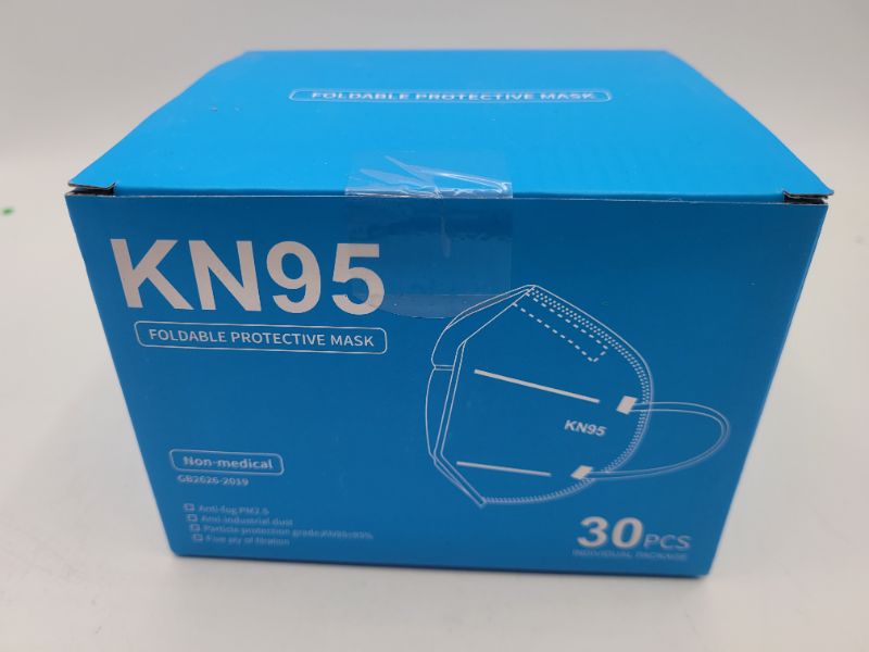 Photo 2 of  KN95 Face Masks 30 Pack 5-Ply Breathable Filter Efficiency?95% Protective Cup Dust Disposable Masks Against PM2.5 Black