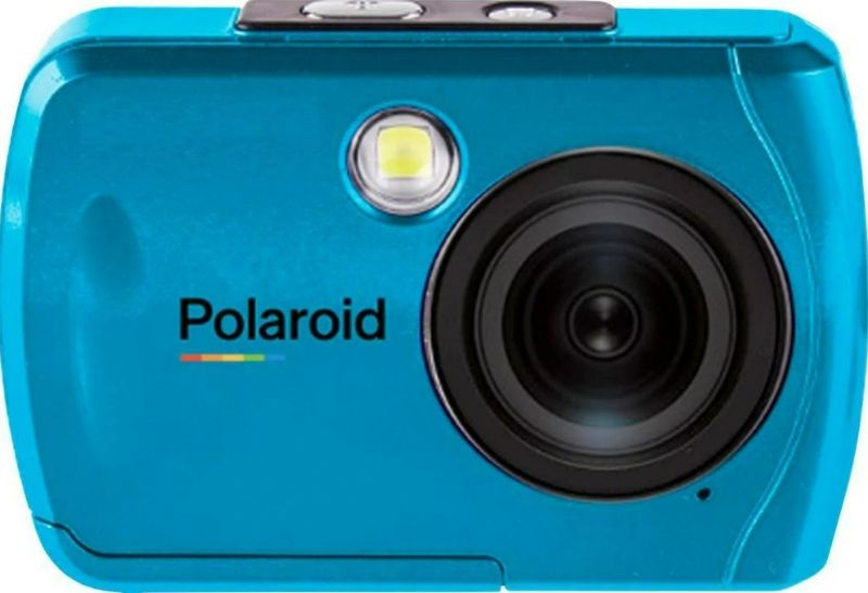 Photo 1 of Polaroid - 16mp Waterproof Digital Camera - Teal OPEN BOX. CONDITION SOLD AS IS, UNTESTED.
