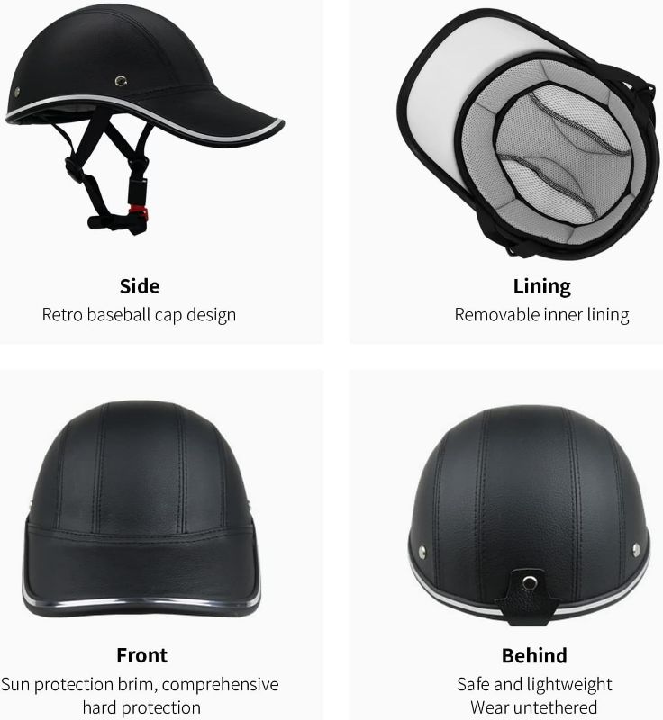 Photo 2 of FROFILE Bike Helmet for Men Women - Urban Baseball Cap Style Adults Cycling Helmets UNKNOWN SIZE