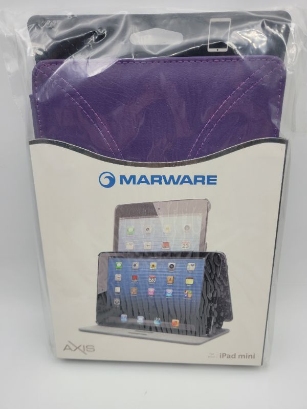 Photo 2 of Marware Axis Leather Folio for iPad mini - Purple 