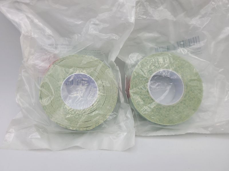 Photo 2 of (2 pack) 3M Double Coated Urethane Foam Tape 4032 Double Sided Durable Adhesive (1in x 5yds) Attach, Bond, Mount