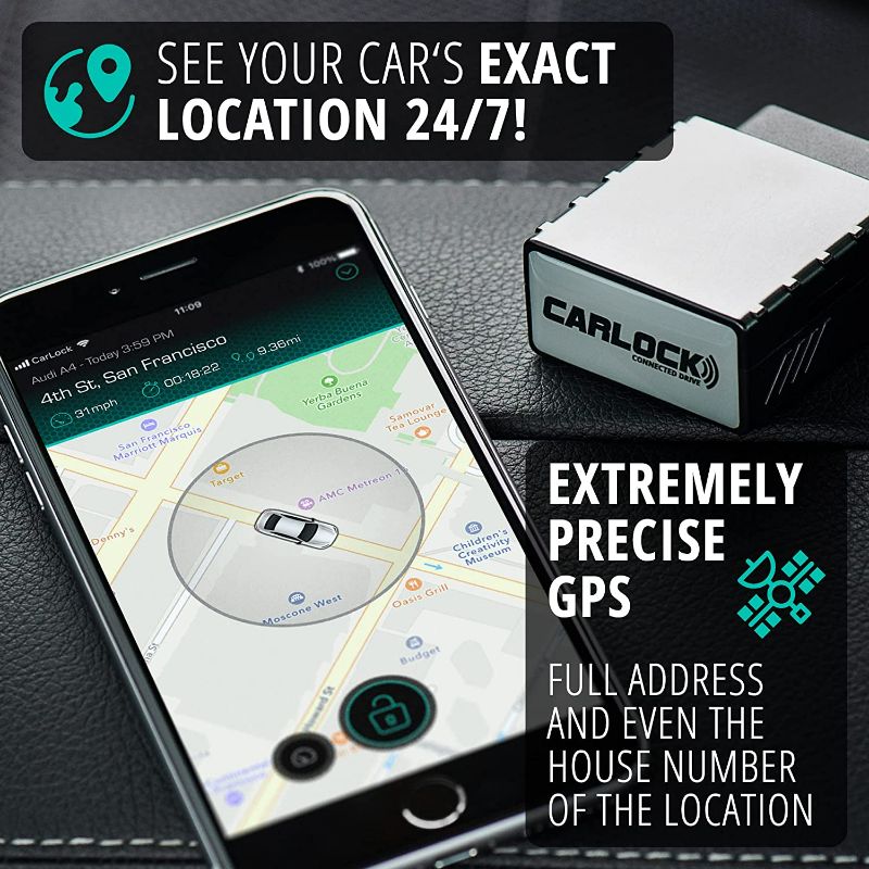 Photo 2 of CARLOCK - 4th Gen Advanced Real Time 4G Car Tracker & Car Alarm. Comes with Device & Phone App. Easily Tracks Your Car in Real Time & Notifies You Immediately of Suspicious Behavior.OBD Plug&Play